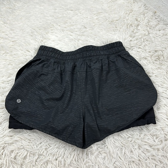 Lululemon Bootcamp Ready Short 3.5" Stride Emboss Black - Picture 4 of 6